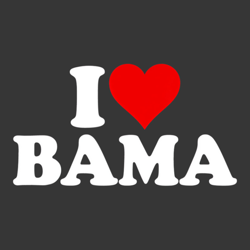 I Love Heart Bama Alabama T Shirt Toddler Hoodie by hausch | Artistshot