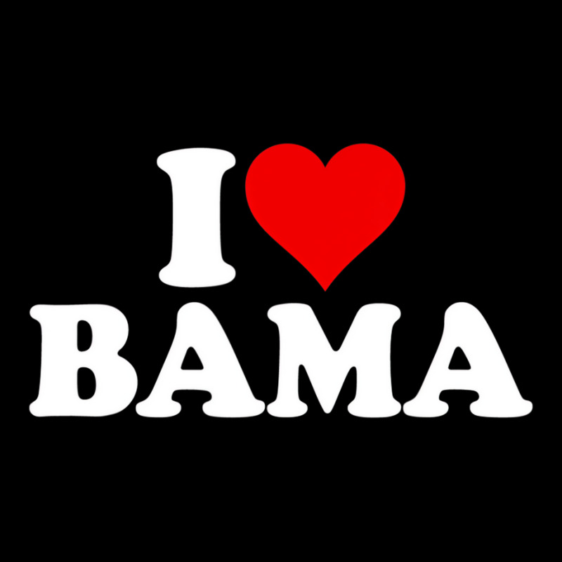 I Love Heart Bama Alabama T Shirt Toddler Sweatshirt by hausch | Artistshot