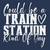 Could Be A Train Station Kinda Day T Shirt Men Denim Jacket | Artistshot