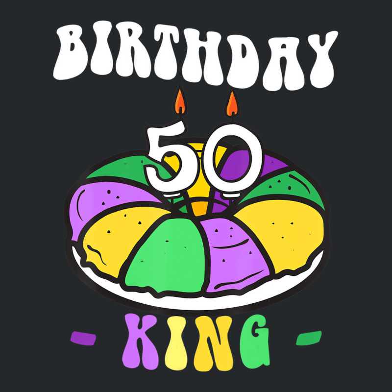 Mardi Gras King Cake, 50 Birthday, Birthday King, Crewneck Sweatshirt | Artistshot