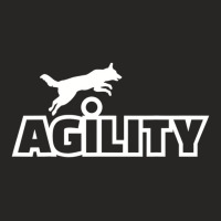 Dog Agility T Shirt Ladies Fitted T-shirt | Artistshot