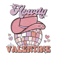 Preppy Cowgirl Howdy Valentine Heart Disco Valenti Youth Hoodie | Artistshot