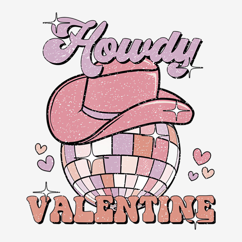 Preppy Cowgirl Howdy Valentine Heart Disco Valenti Toddler 3/4 Sleeve Tee by bettincam | Artistshot