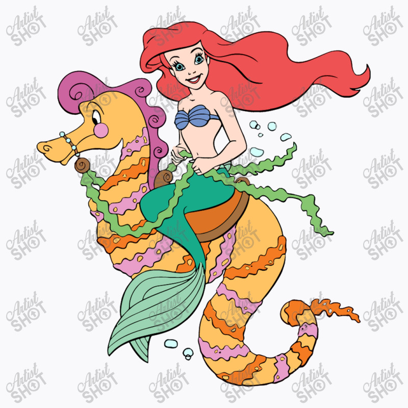 Mermaid And Seahorse T-shirt | Artistshot