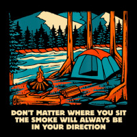 Smoke Always In Your Direction Camping Sayings Sum Youth Jogger | Artistshot