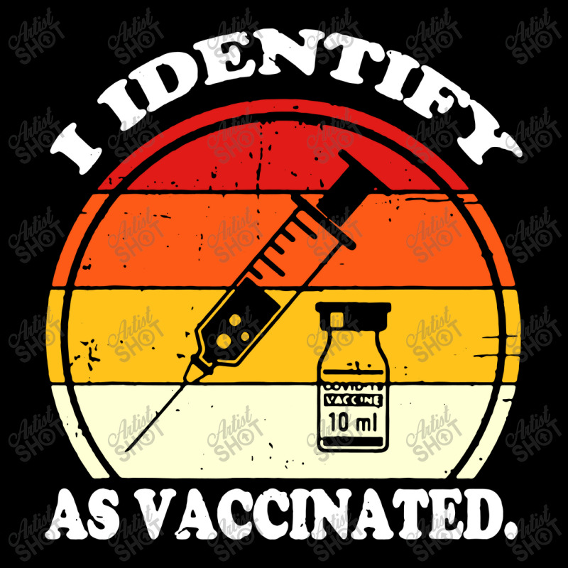 I Identify As Vaccinated Cropped Sweater by skw art | Artistshot