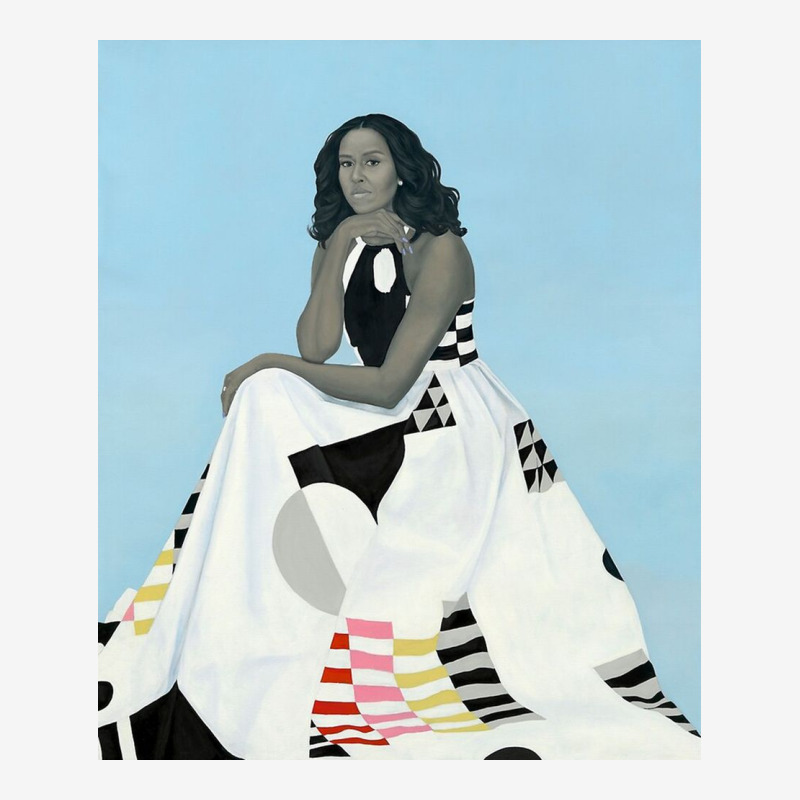 Michelle Obama Portrait For The National Gallery Graphic Youth T-shirt by diablolala | Artistshot