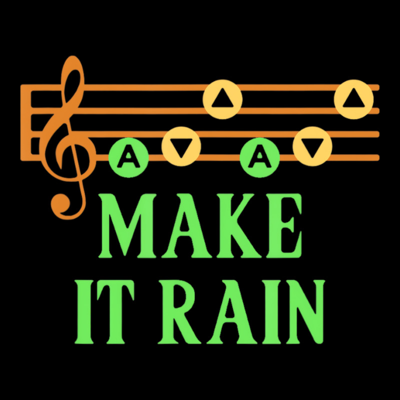 Make It Rain Song Of Storms  Awesome 90's Novelty Zipper Hoodie by mauthe | Artistshot