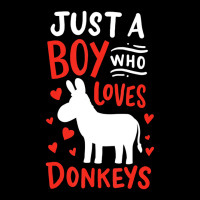 Donkey Just A Boy Who Loves Donkeys Gift T Shirt Adjustable Cap | Artistshot