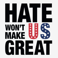 Hate Won't Make Us Great Black Mousepad | Artistshot