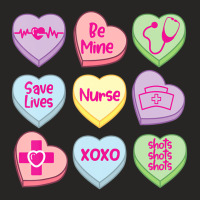 Nurse Conversation Hearts Valentine Day T Shirt Ladies Fitted T-shirt | Artistshot