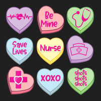 Nurse Conversation Hearts Valentine Day T Shirt Ladies Polo Shirt | Artistshot