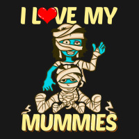 I Love My Mummies! Funny Halloween Gift For Lgbtq Flannel Shirt | Artistshot