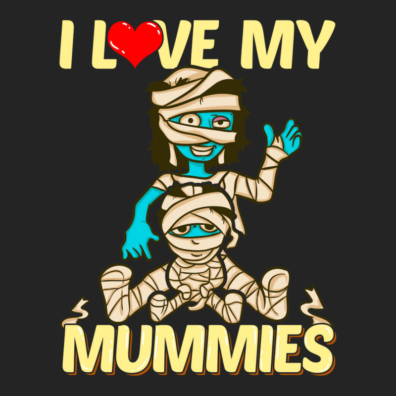 I Love My Mummies! Funny Halloween Gift For Lgbtq 3/4 Sleeve Shirt by hackelsodrulg | Artistshot