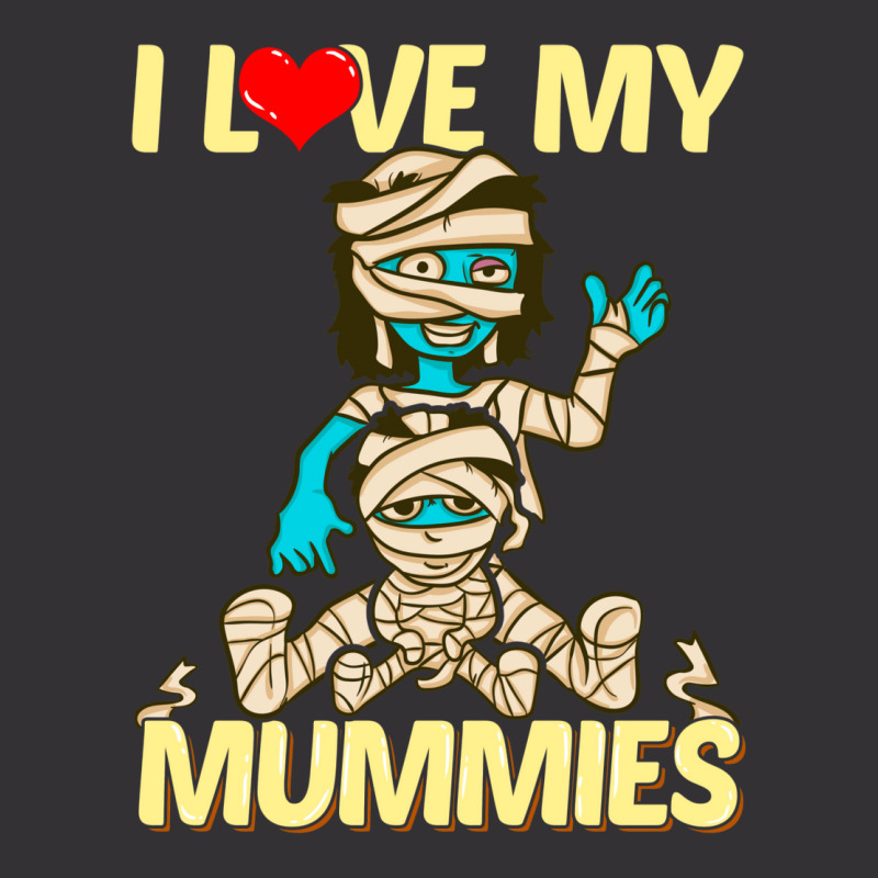 I Love My Mummies! Funny Halloween Gift For Lgbtq Vintage Hoodie And Short Set by hackelsodrulg | Artistshot