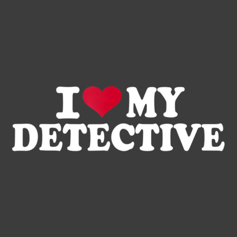 I Love My Detective T Shirt Men's Polo Shirt by hausch | Artistshot