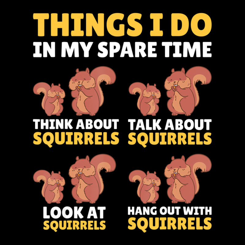 Things I Do In My Spare Time With Squirrels T Shir V-neck Tee | Artistshot