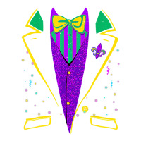 Mardi Gras Tuxedo Costume Funny Carnival Parade De Long Sleeve Baby Bodysuit | Artistshot