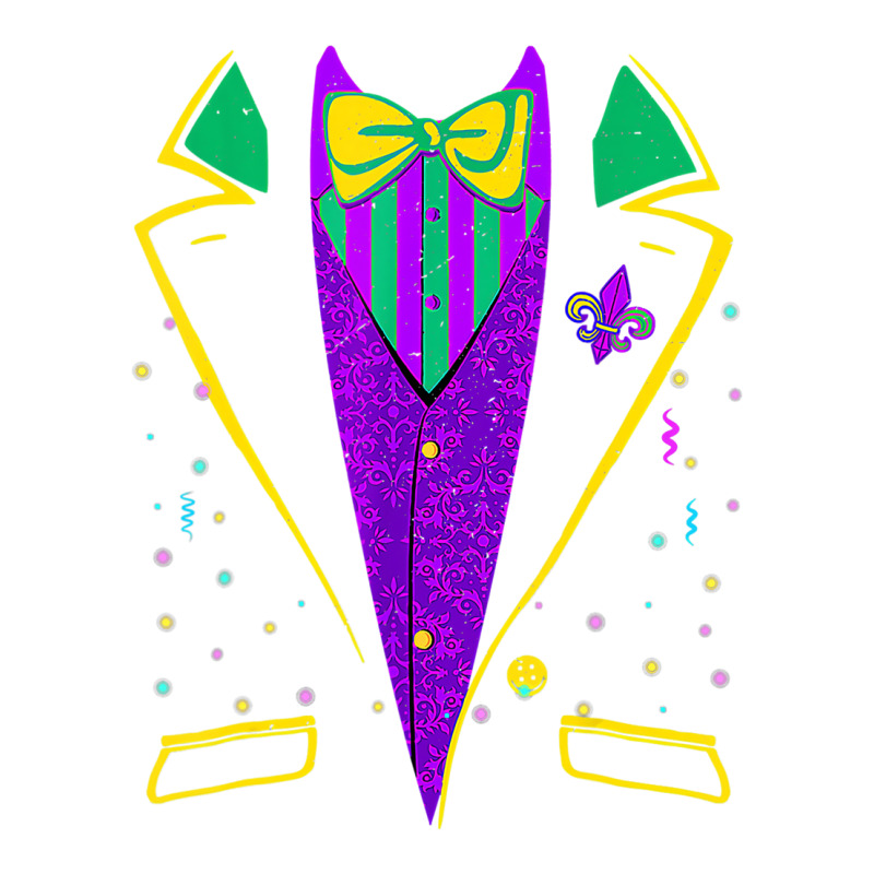 Mardi Gras Tuxedo Costume Funny Carnival Parade De Long Sleeve Baby Bodysuit | Artistshot