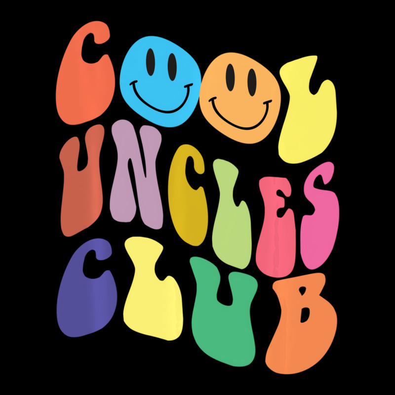 Groovy Cool Uncles Club Funny Smile Colorful Fathe Cropped Sweater by miharax | Artistshot