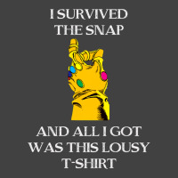 I Survived The Snap Vintage T-shirt | Artistshot