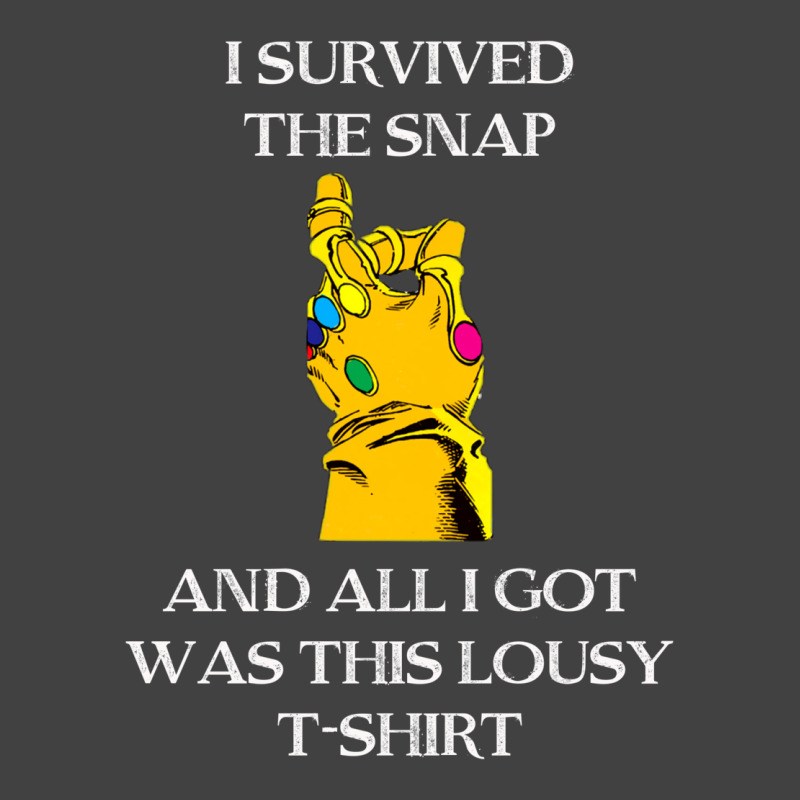 I Survived The Snap Vintage T-Shirt by hackelsodrulg | Artistshot