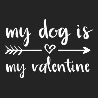 My Dog Is My Valentine Valentine's Day Dog Lover D 3/4 Sleeve Shirt | Artistshot