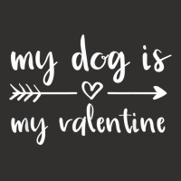 My Dog Is My Valentine Valentine's Day Dog Lover D Champion Hoodie | Artistshot