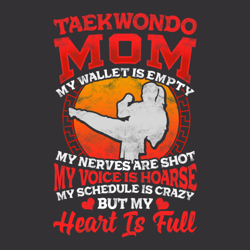 I'm A Taekwondo Mom! Martial Arts Gift Vintage Hoodie by hackelsodrulg | Artistshot