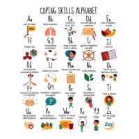 Coping Skills Alphabet School Counselor Mental Hea Sticker | Artistshot