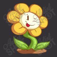 Undertale Smiling Flowey Vintage Hoodie And Short Set | Artistshot