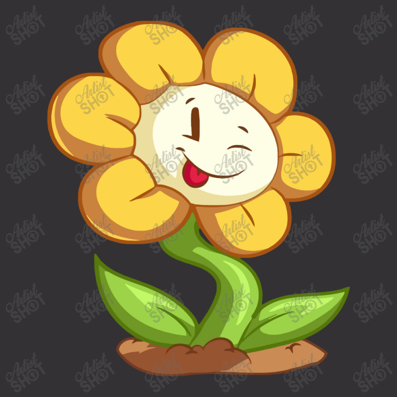 Undertale Smiling Flowey Vintage Hoodie And Short Set | Artistshot