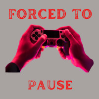 Forced To Pause Fummy Gamer Saying Boys Girls T Sh Racerback Tank | Artistshot