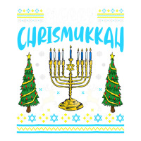 Merry Christmukkah Funny Jewish Hanukkah Christmas Crewneck Sweatshirt | Artistshot