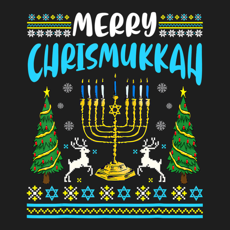 Merry Christmukkah Funny Jewish Hanukkah Christmas Classic T-shirt | Artistshot