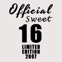 Official Sweet 16 Limited Edition 2007 Funny Retro Pocket T-shirt | Artistshot