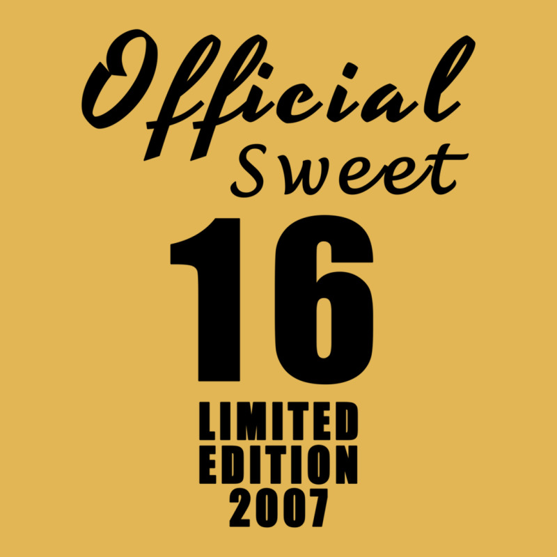 Official Sweet 16 Limited Edition 2007 Funny Retro Vintage Hoodie And Short Set by catricegar | Artistshot