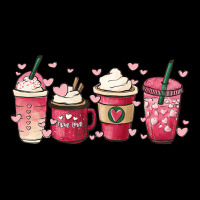 Valentine Coffee Heart Iced Coffee Lover Valentine Zipper Hoodie | Artistshot