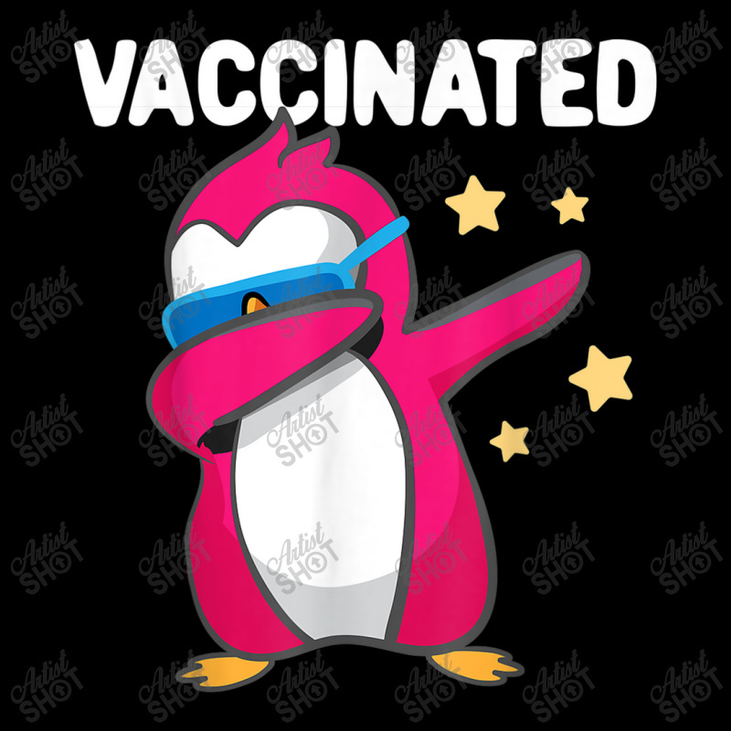 Vaccinated Dabbing Pink Penguin Immunization Vaccination Toddler Sweatshirt by Yuh2105 | Artistshot