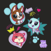 Littlest Pet Shop Pawsitively Cute Group T Shirt Ladies Fitted T-shirt | Artistshot