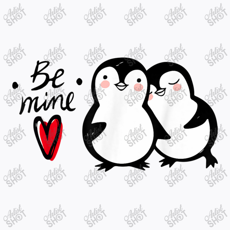 Be Mine Penguin Couple T-shirt | Artistshot