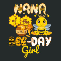 Nana Of The Bee Day Girl Funny Bee Birthday Party Women's Triblend Scoop T-shirt | Artistshot