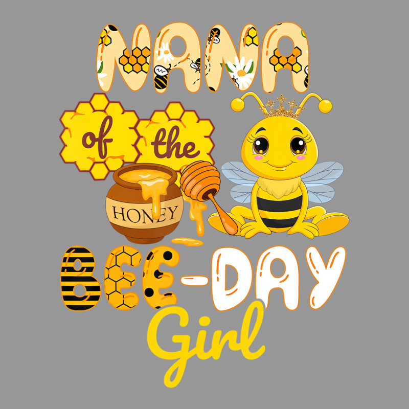 Nana Of The Bee Day Girl Funny Bee Birthday Party Women's V-neck T-shirt | Artistshot