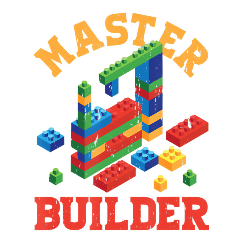 Master Builder Block Building Master Brick Builder V-neck Tee | Artistshot