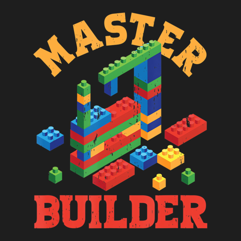 Master Builder Block Building Master Brick Builder Classic T-shirt | Artistshot