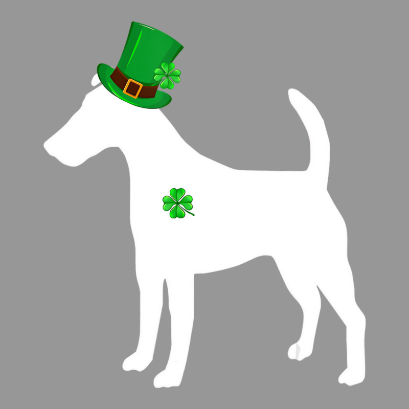 Funny Shamrock Smooth Fox Terrier St Patrick's Day Women's V-Neck T-Shirt by fiddolamuf | Artistshot