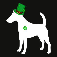 Funny Shamrock Smooth Fox Terrier St Patrick's Day Scorecard Crop Tee | Artistshot