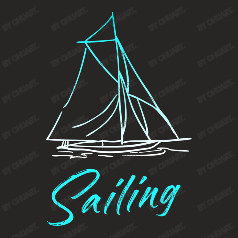 Sailing Gift Sailing Sailor Maritime Catamaran Ladies Fitted T-Shirt by ChuArt. | Artistshot