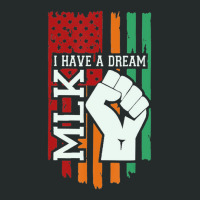 Martin Luther King Jr. Day I Have A Dream Mlk Day Women's Triblend Scoop T-shirt | Artistshot