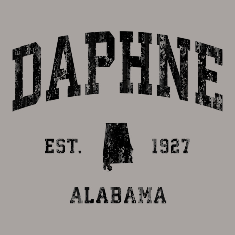 Daphne Alabama Al Vintage Athletic Black Sports De Racerback Tank by galloywa | Artistshot